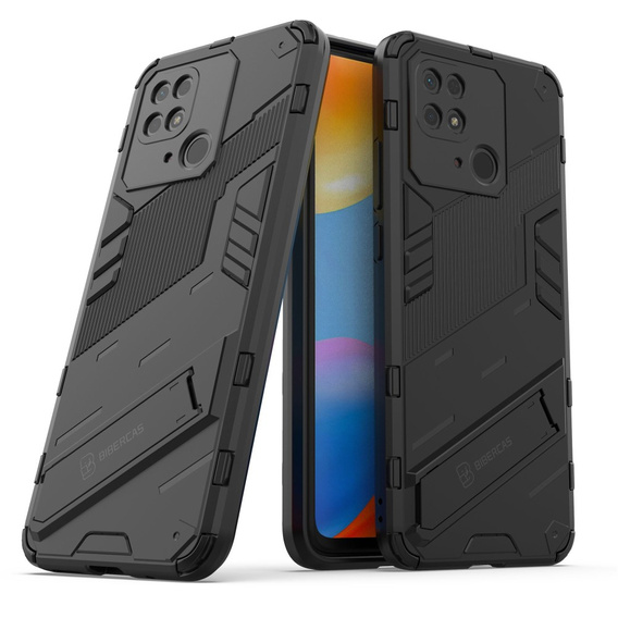 Case for Xiaomi Redmi 10C, Military kickstand, blue