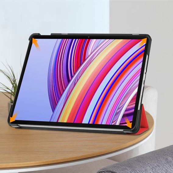 Case for Xiaomi Redmi Pad Pro / Xiaomi Poco Pad, Smartcase, red