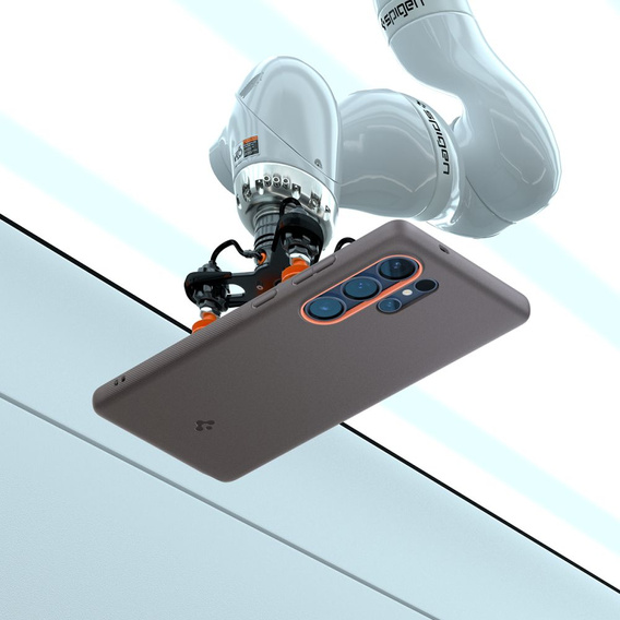 Spigen case for Samsung Galaxy S25 Ultra, Nano Pop MagSafe, grey + 9H tempered glass