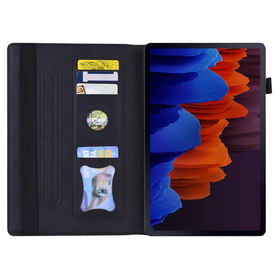 Case for Samsung Galaxy Tab S10 FE+ Plus, Classic, with space for stylus, black