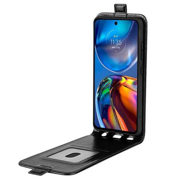 Flip case for Motorola Moto E32 4G, Flip, black