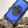 Armored Case for Lenovo Tab M11, protective 360 with stylus slot, dark blue