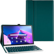Case + keyboard Lenovo Tab M10 Plus Gen 3 TB-125F TB-128F, dark green