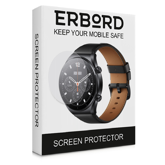 3x ERBORD hydrogel film for Xiaomi Mi Watch S1