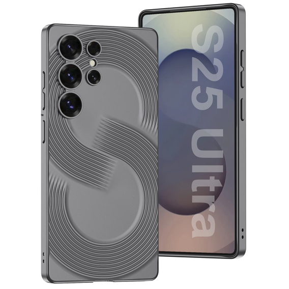 Case for Samsung Galaxy S25 Ultra, GKK Leather, black