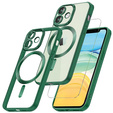Case for iPhone 11, Electro MagSafe, green + Screen Glass