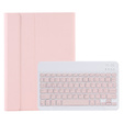 Case + keyboard Samsung Galaxy Tab S6 Lite P610/P615 / S6 Lite 2022 10.4, Pen Slot, pink rose gold
