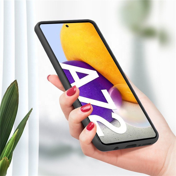 Case for Samsung Galaxy A72 / A72 5G, Silicone Lite, black