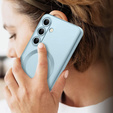 Case for Samsung Galaxy A56, ColorMag, for MagSafe, blue + 9H tempered glass