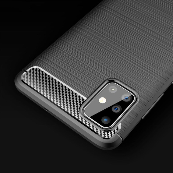 Case for Samsung Galaxy M51, Carbon, black