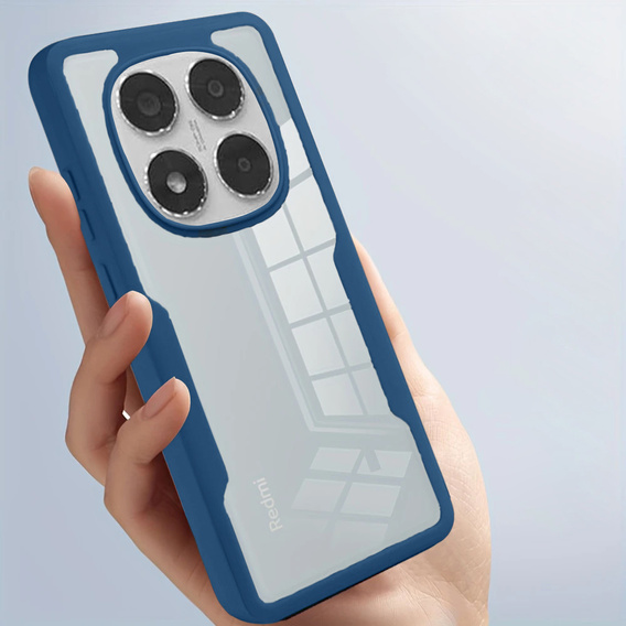 Case for Xiaomi Redmi Note 14 Pro 5G, Shockproof, with film, dark blue