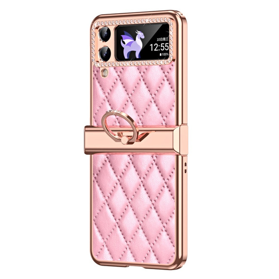 Case for Samsung Galaxy Z Flip 4 5G, Rhombus Grid