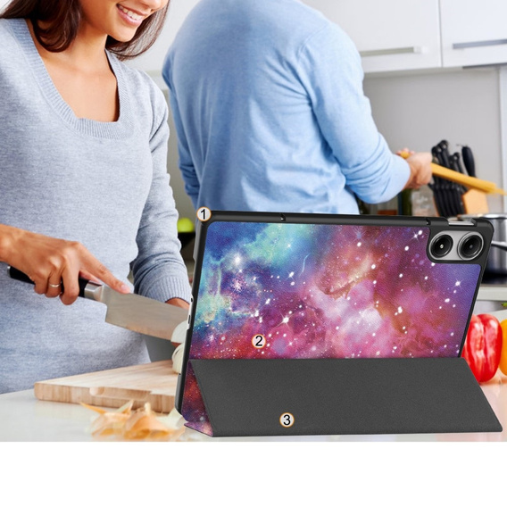 Case for Xiaomi Redmi Pad Pro / Xiaomi Poco Pad, Smartcase, galaxy
