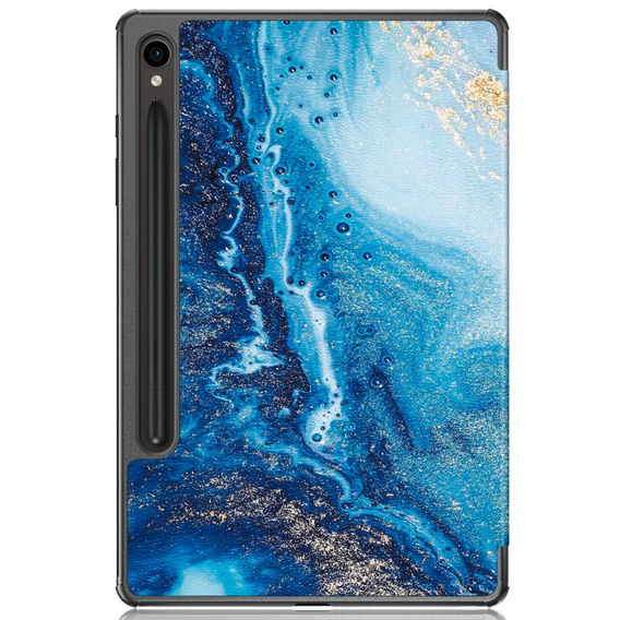 Case for Samsung Galaxy Tab S9, Smartcase Hybrid Pen Slot, sea wave