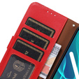 Flip case for OnePlus 11 5G, KHAZNEH RFID, Dual Color, red