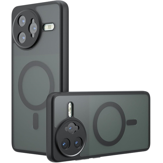 Case for Xiaomi Poco F7 Ultra, for MagSafe, ERBORD Matt Case, black