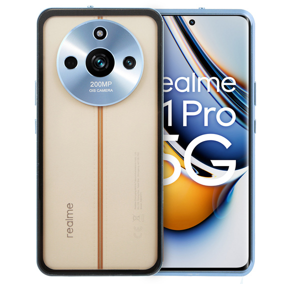 1 x Case for Realme 11 Pro 5G / Pro+ 5G, Frame Case, blue