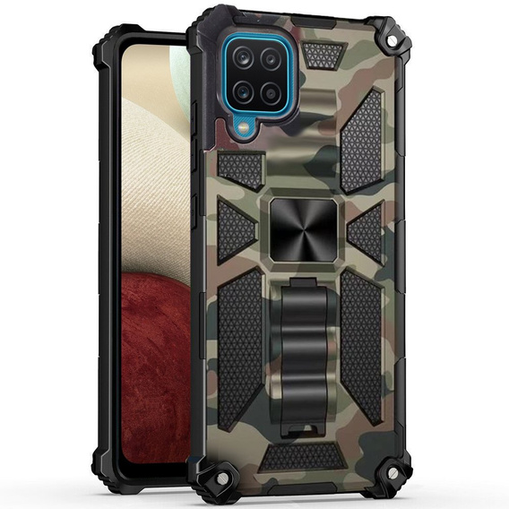Case for Samsung Galaxy A12 / M12 / A12 2021, Armor Kickstand, green