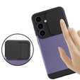 Case for Samsung Galaxy S24, ERBORD CamProtect Slide Camera, purple
