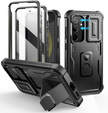 Armored case for Samsung Galaxy S24, Dexnor Full Body (Two Frames), black