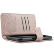 Flip case for Xiaomi Poco X6 5G, Butterfly, pink rose gold