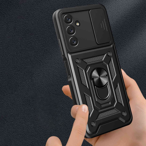 Case fordo Samsung Galaxy A14 4G/5G, CamShield Slide, black