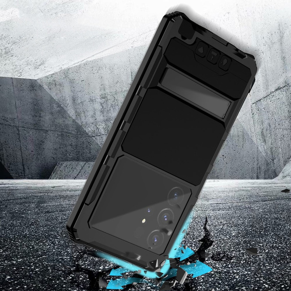 Armored case for Samsung Galaxy S25 Ultra, R-JUST, black
