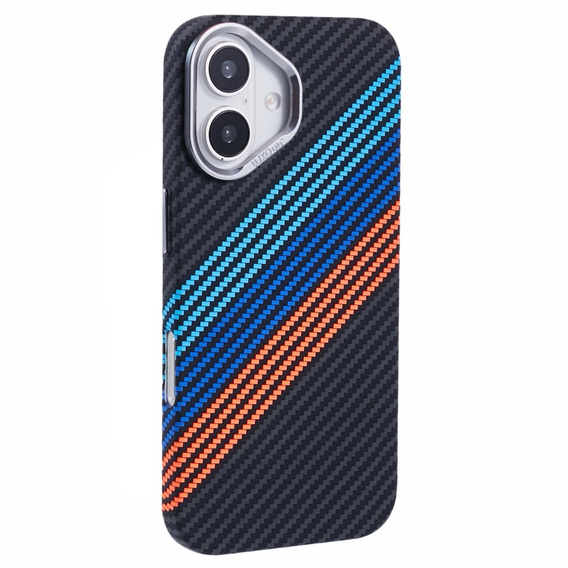 MagSafe's iPhone 16 Plus Case, Carbon Fiber, dark blue