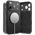 Ringke Case for iPhone 17 Pro Max, Silicone Magnetic MagSafe, Black
