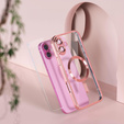Case for iPhone 16 Plus, Electro MagSafe, pink + Screen Glass