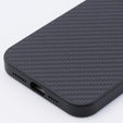 Case for iPhone 15 Pro Max, Aramid Fiber Cover, black