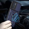 Case for Oppo Reno 6 5G, CamShield Slide, blue