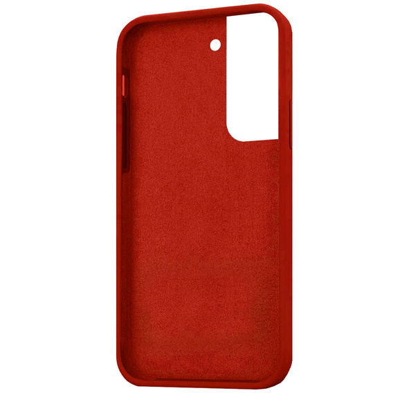 Case for Samsung Galaxy S22+ Plus 5G, Silicone Lite, red