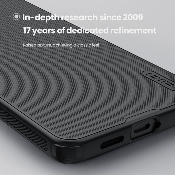 NILLKIN Frosted Shield Pro MagSafe case for Samsung Galaxy S26 Plus, black