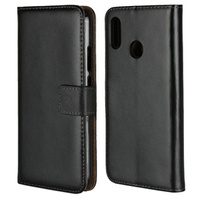 Flip case for Huawei P20 Lite, Split Leather Wallet, black