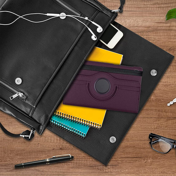 Case for Samsung Galaxy Tab A7 Lite 8.7 T220 / T225 TB330FU 10.95", Rotating 360, purple