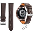 Leather Belt for Samsung Galaxy Watch 42mm - Coffee