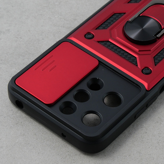 Case for Xiaomi Redmi 12, CamShield Slide, red