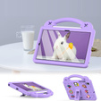Children's case for Samsung Galaxy Tab S6 Lite 10.4 2020/2022 / Tab A7 2020 T500 / T505 / Tab S6 T860/T865, Cute Patterns, with stand, purple