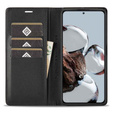 Flip case for Xiaomi 12T / 12T Pro, LC.IMEEKE, black