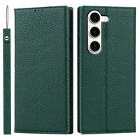Leather case for Samsung Galaxy S23 Plus, ERBORD Grain Leather, green