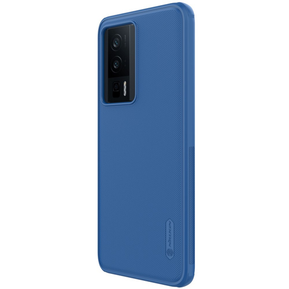 NILLKIN Case for Poco F5 Pro 5G, Super Frosted Shield Case, blue