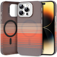 Case for iPhone 14 Pro, Frame Kickstand, for MagSafe, Sunset Grey