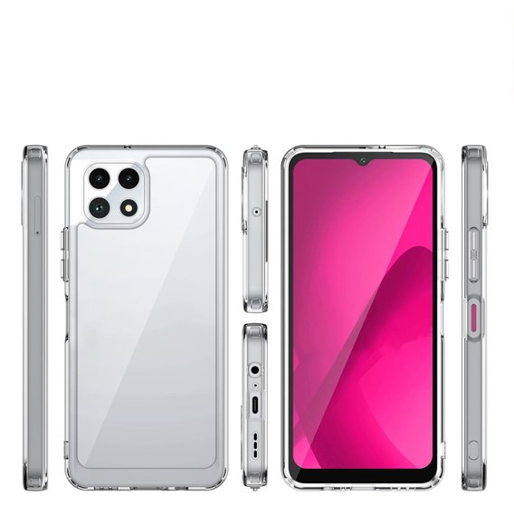 Case for T Phone 2 5G, Fusion Hybrid, transparent