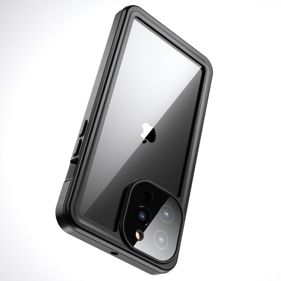 IP68 Waterproof Case for iPhone 13 Pro Max, Redpepper Pro, black