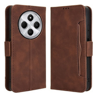 Flip case for Xiaomi Redmi 14C / Xiaomi Poco C75, Card Slot, brown