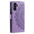 Flip case for Samsung Galaxy A55 5G, Mandala Flower, green