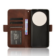 Flip case for Xiaomi 14 Ultra, Card Slot, brown
