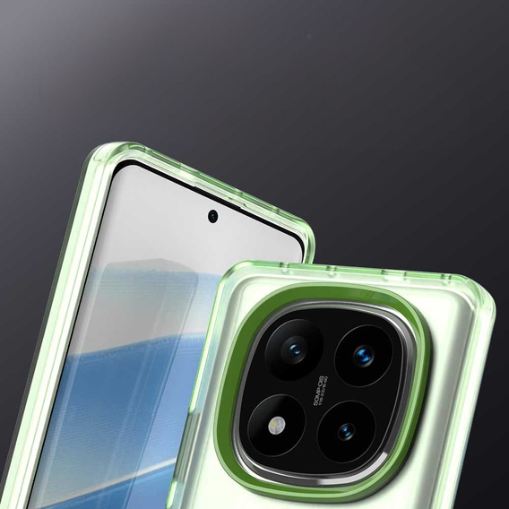 Case for Xiaomi Redmi Note 14 Pro 5G / Poco X7 5G, Fusion Hybrid, for MagSafe, green