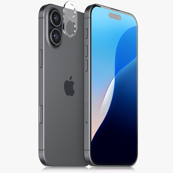 Tempered Camera Glass for iPhone 16 / 16 Plus, transparent